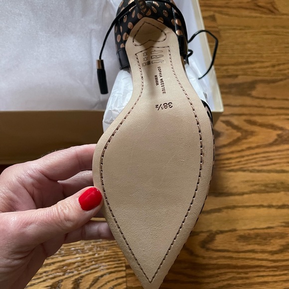 NIB Sophia Webster for J Crew Leather & Jacquard Pippa Pumps - Picture 2 of 5